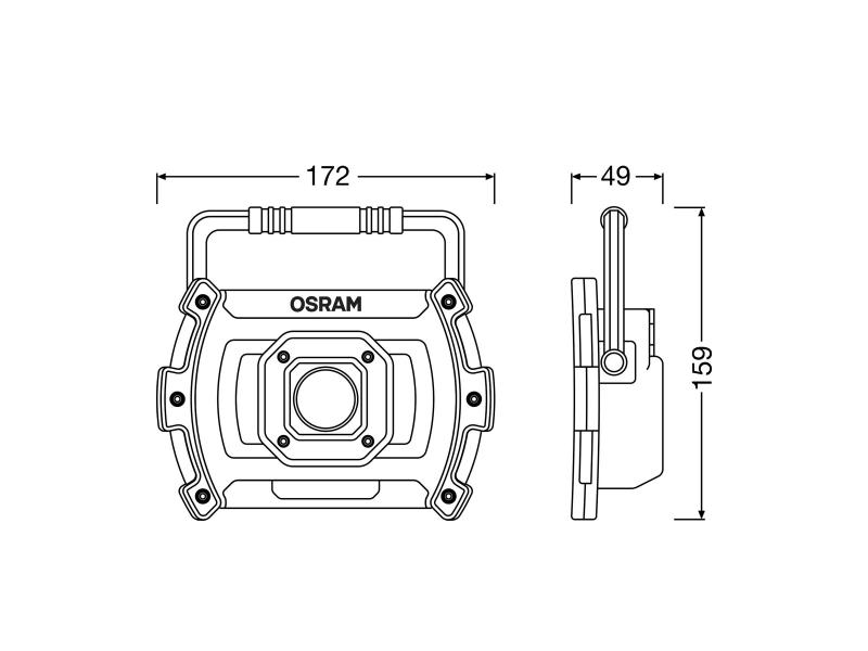 OSRAM LEDinspect FLOODLIGHT 600 ESSENTIAL LED Arbeitsleuchte Strahler - LEDIL434ESN