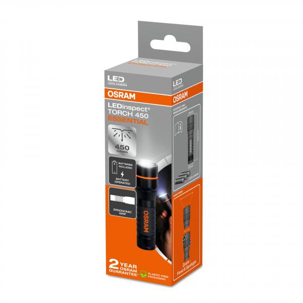 OSRAM LEDinspect TORCH 450 ESSENTIAL LED Taschenlampe Arbeitsleuchte - LEDIL429ESN