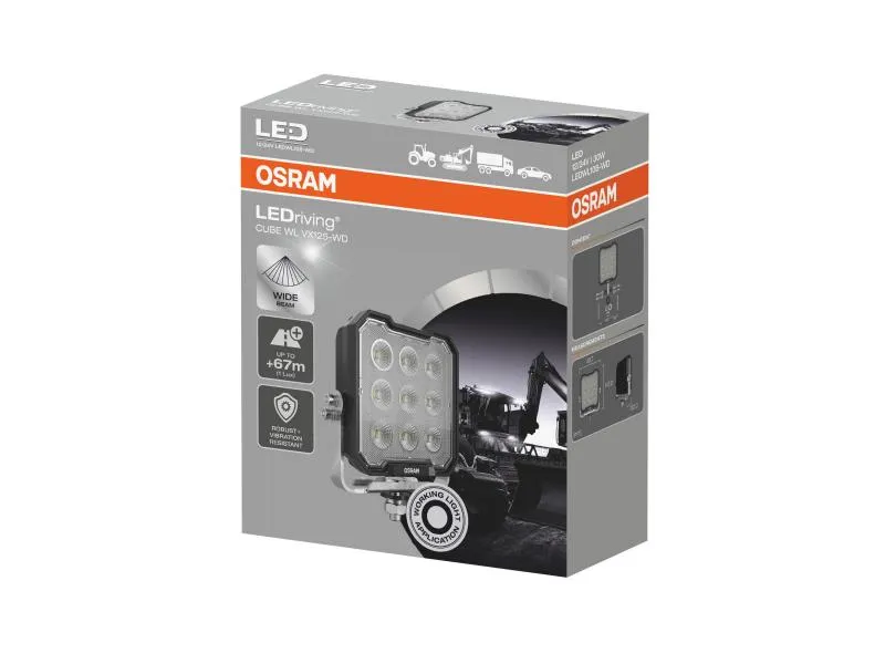 OSRAM LEDriving® LED Arbeitsscheinwerfer Cube WL VX125-WD - LEDWL108-WD