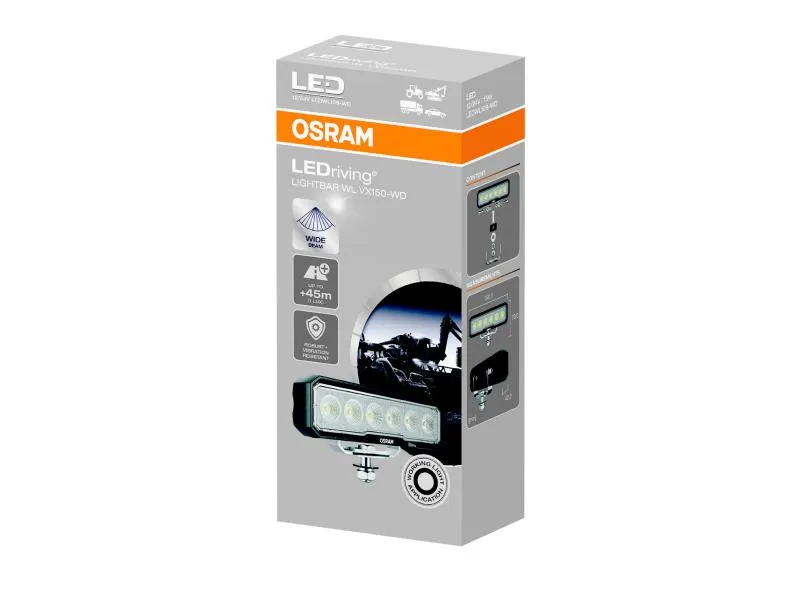 OSRAM LEDriving® LED Arbeitsscheinwerfer Lightbar WL VX150-WD - LEDWL109-WD