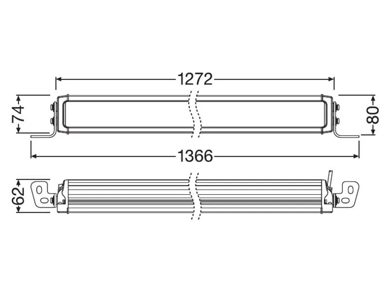 OSRAM LEDriving® LED Lightbar Zusatzscheinwerfer VX1250-CB DR SM - LEDDL127-CB DR SM