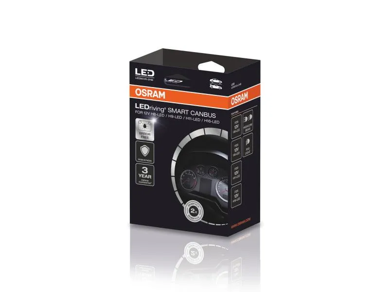 OSRAM LEDriving SMART CAN-​Bus Adapter 12V für H8 H9 H11 H16 LED Module - LEDSC05-2HB