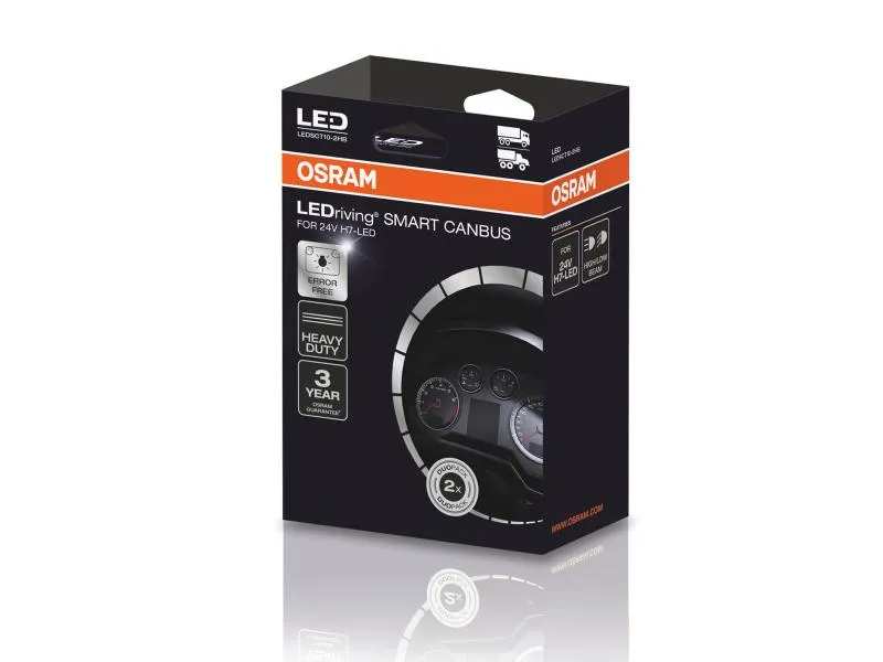 OSRAM LEDriving SMART CAN-​Bus Adapter 24V für H7 Truckstar LED Module - LEDSCT10