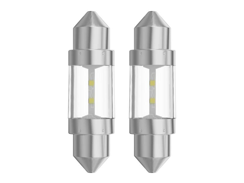 OSRAM NIGHT BREAKER LED C5W 36mm Soffitte 12V 1W Kalt-Weiß 6000K mit ECE R37 Straßenzulassung