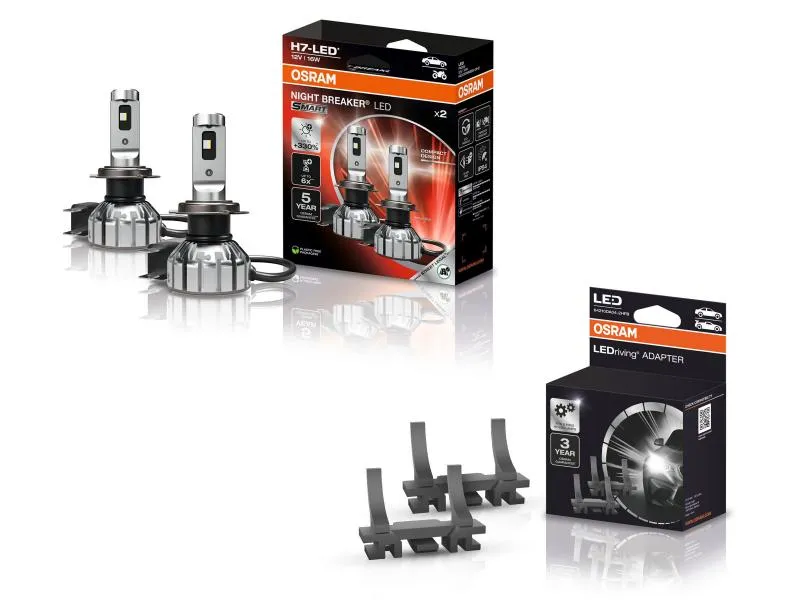 OSRAM Night Breaker H7 LED GEN3 SMART Abblendlicht SET für Ford Focus MK3 2014-2018