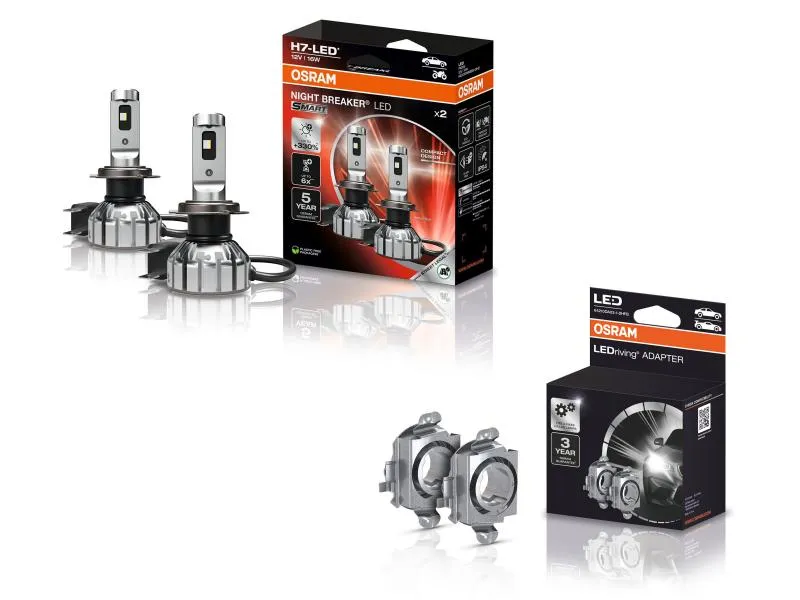 OSRAM Night Breaker H7 LED GEN3 SMART Abblendlicht SET für Mercedes GLA X156 2013-2020