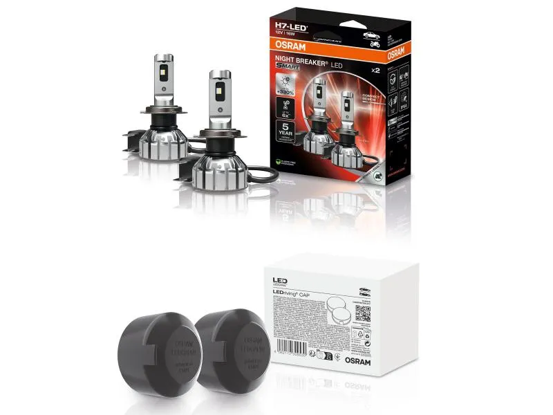 OSRAM Night Breaker H7 LED GEN3 SMART Abblendlicht SET für Peugeot 208 Facelift 2015-2019