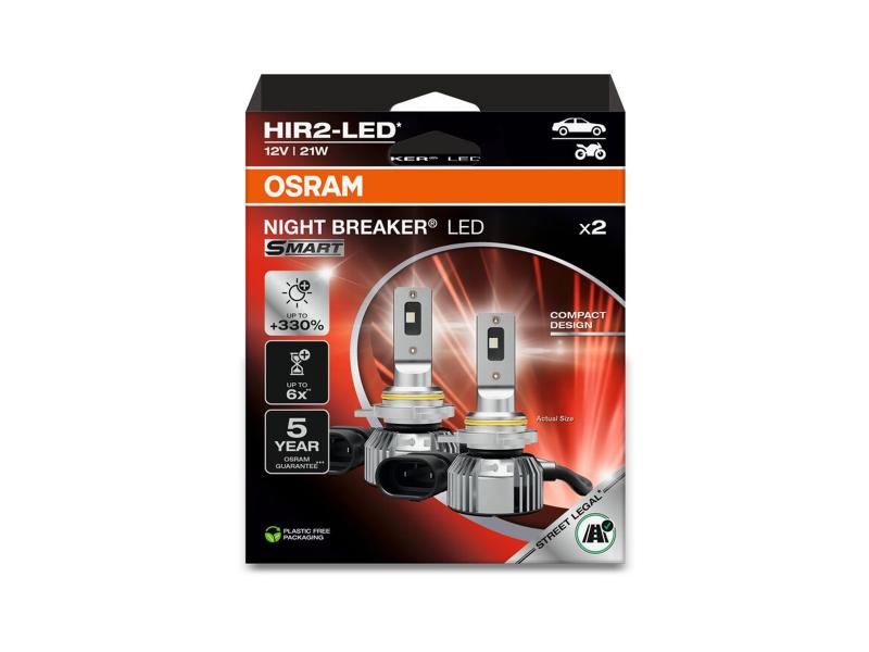 OSRAM Night Breaker LED SMART HIR HIR2 12V 21W 6000K Kalt-Weiß - 9012DWNBSM-2HB