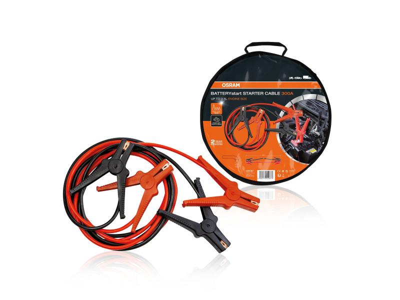OSRAM STARTERcable 300A Starthilfekabel Überbrückungskabel 3 m 6V 12V - OSC160
