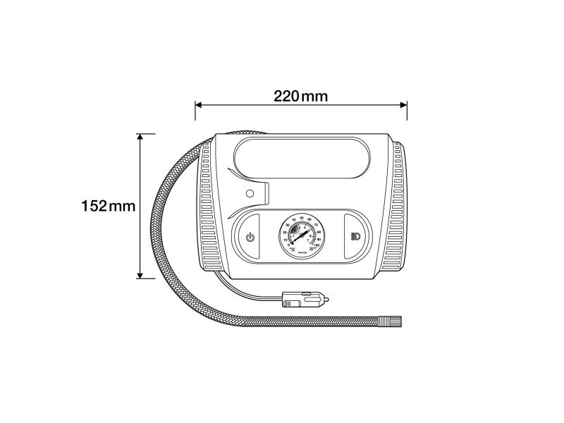 OSRAM TYREinflate 2110 Akku Reifenpumpe Luftkompressor Reifenfüller - OTI2110