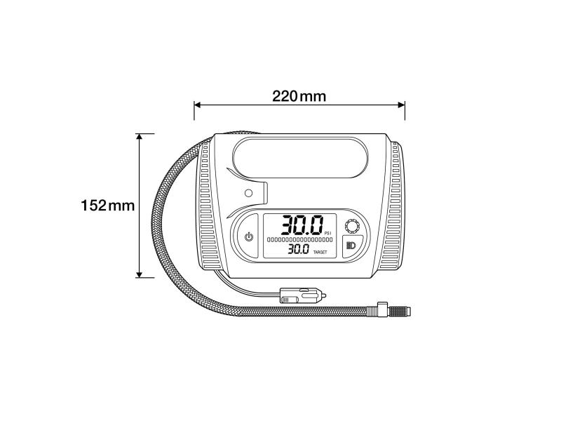 OSRAM TYREinflate 2130 Akku Reifenpumpe Luftkompressor Reifenfüller - OTI2130