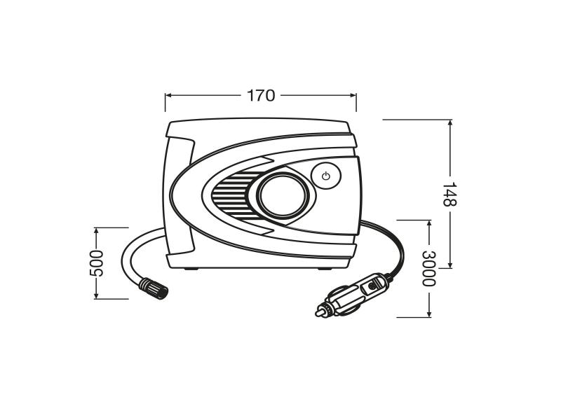 OSRAM TYREseal ESSENTIAL KIT Reifenpannenset Reifendichtmittel 450 ml - OTSK6ESN