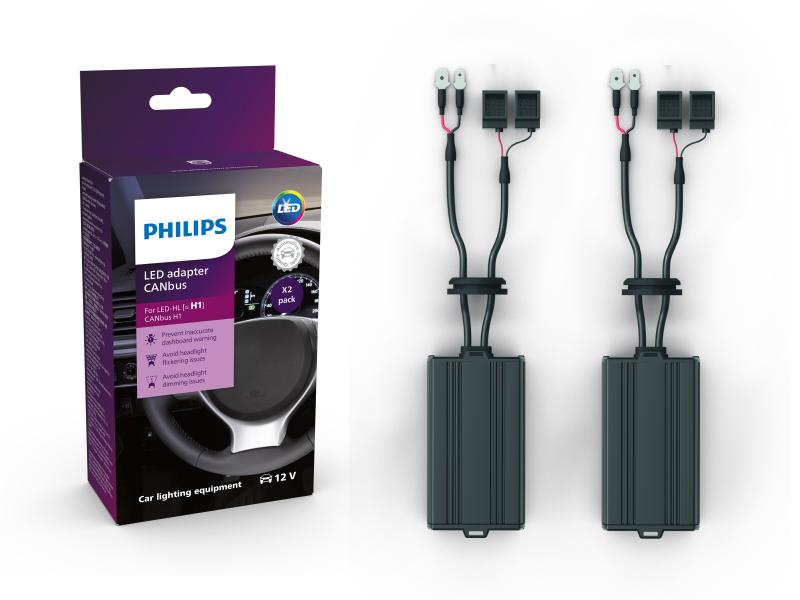 Philips 3 in 1 CAN-Bus H1 LED Adapter für Ultinon Pro6000 H1 LEDs - 18962X2