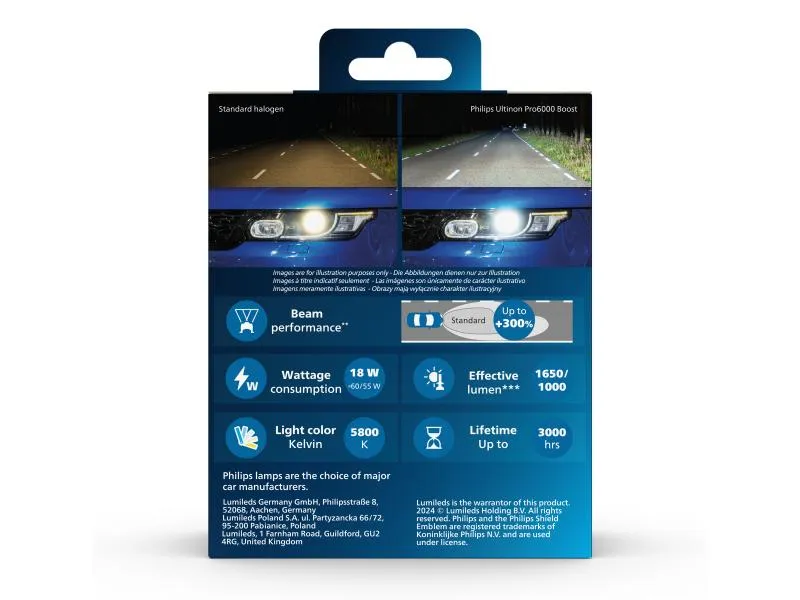 Philips Boost +300% GEN2 H4 LED Abblendlicht für Kia Picanto Typ TA/PL 2011-2017