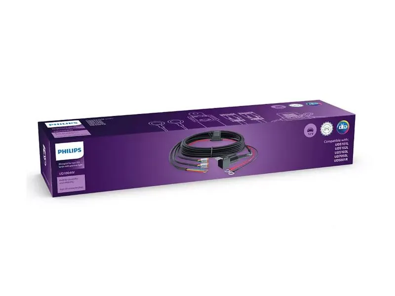 Philips Kabelbaumset für LED Zusatzscheinwerfer UD1004W 2XDT4 - LUMUD1004WX1