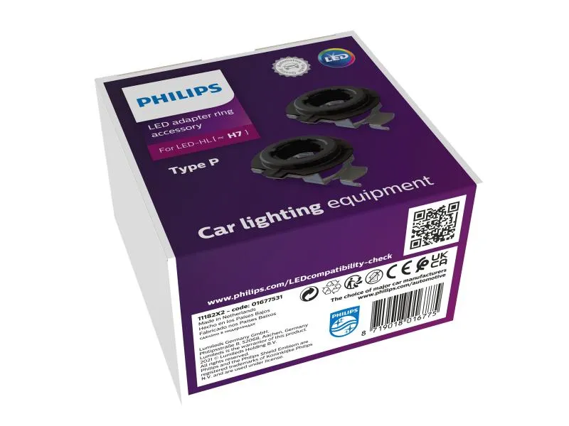 Philips Montagehalterung Adapter Ring Typ P für Ultinon Pro6000 H7 LED - 11182X2