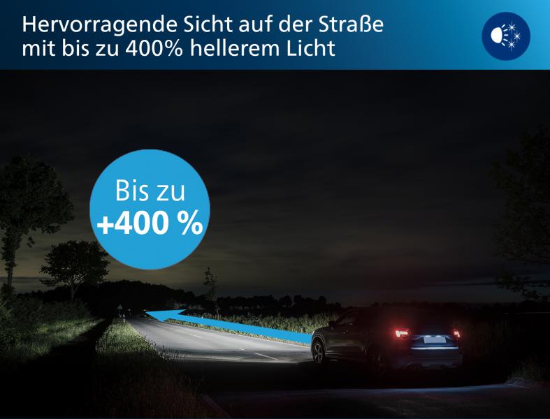 Philips Ultinon Pro6000 Boost H11 LED +400% 18W ECE R37 Zulassung - 11362U60BX2