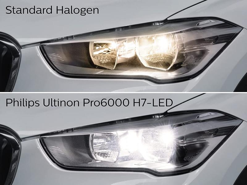 Philips Ultinon Pro6000 H7 LED Abblendlicht +230% Straßenzulassung 11972U6000X2