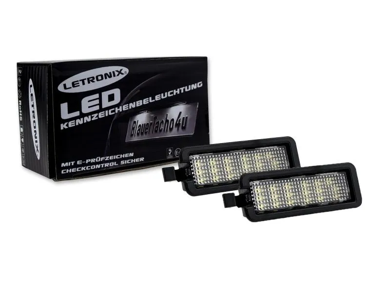 SMD LED Kennzeichenbeleuchtung Module für Jeep Compass ab 2016 E-Prüfzeichen