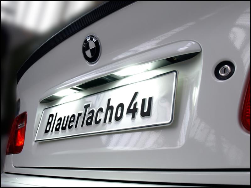 LED Kennzeichenbeleuchtung Module Audi A4 B6 Bj. 00-04, mit E-Prüfzeichen, LED Kennzeichenbeleuchtung für Audi, LED Kennzeichenbeleuchtung
